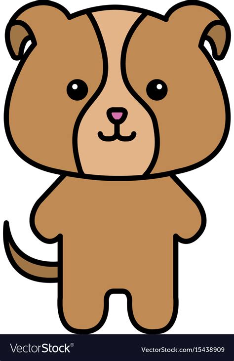 Stuffed animal dog Royalty Free Vector Image - VectorStock