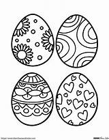 Free Printable Easter Egg Coloring Pages sketch template