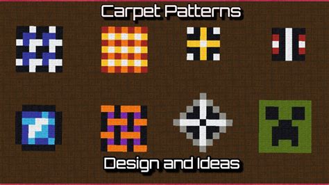 Minecraft Cool Carpet Pattern Ideas Design And In Mcpe You