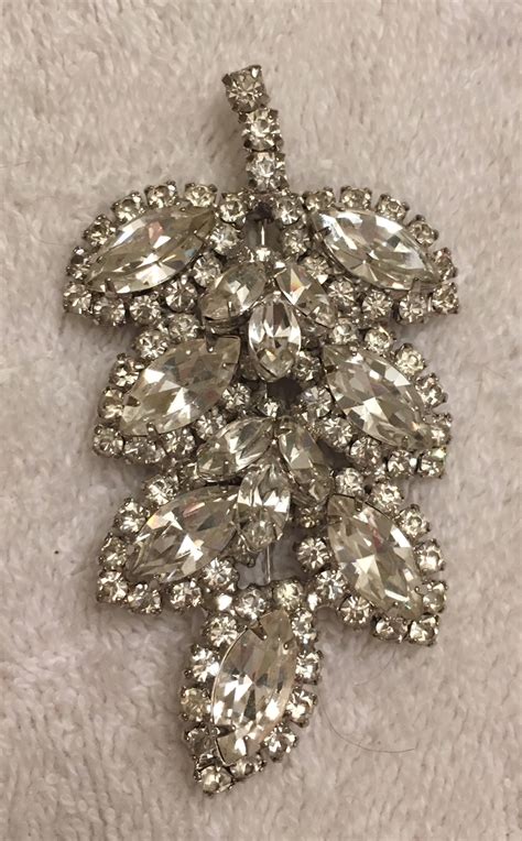 Two rhinestone brooches | Collectors Weekly