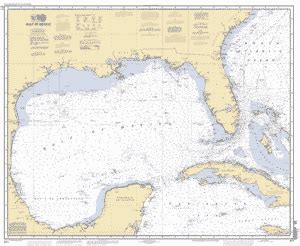 GULF OF MEXICO nautical chart - ΝΟΑΑ Charts - maps