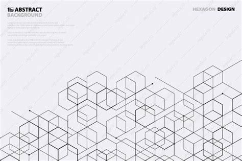 Abstract Black Hexagon Pattern Design Graphic by impulse50 · Creative Fabrica