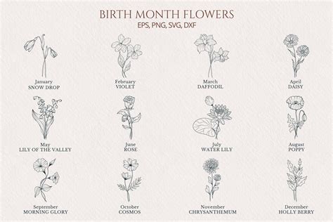 August Birth Month Flower Tattoos | Best Flower Site