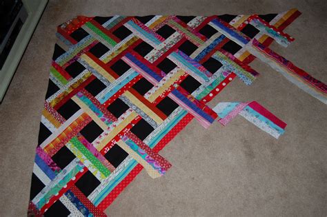 Scraps and Threadtales: Basket weave quilt - lessons learned (ing!)