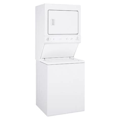 GE WSM2780H 27" Spacemaker® White Gas Washer/Dryer Combination ...