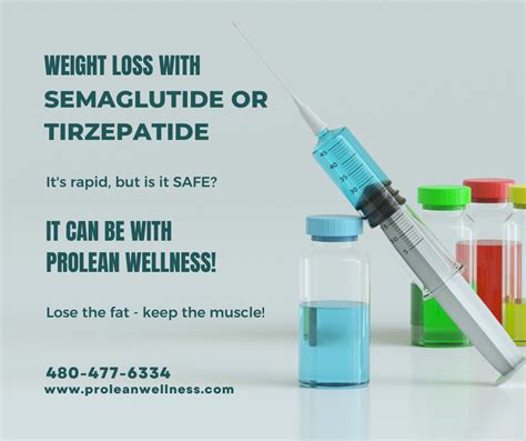 Weight loss With Semaglutide or Tirzepatide - Prolean Wellness