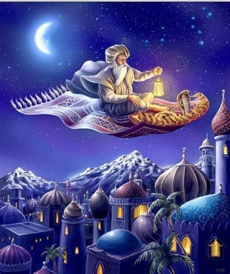 Magic carpet ride | Fantasy art, Arabian nights, Night art