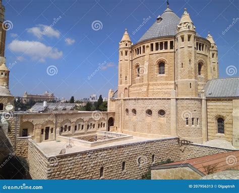 Castle and Fortress in Ancient Jerusalem. Israeli Architecture Stock ...