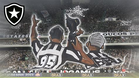 TORCIDA DO BOTAFOGO FEZ UM MOSAICO 3D ESPETACULAR! ★彡 Botafogo x ...