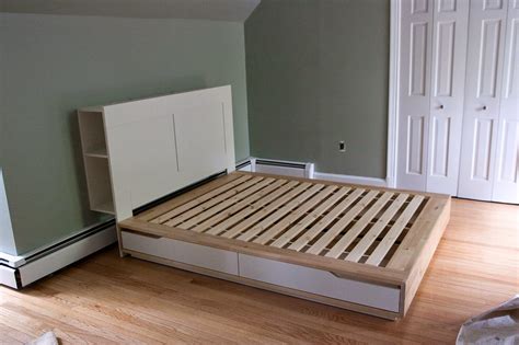 backyard landscaping: Ikea Bed Frame Storage Headboard