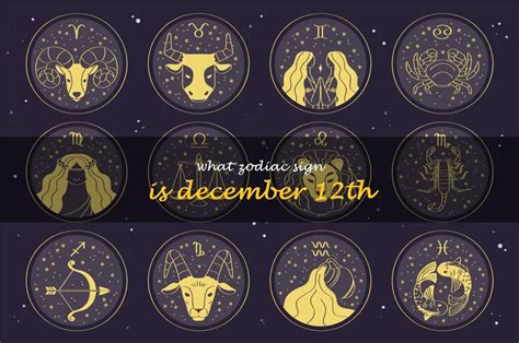 Discover What Zodiac Sign You Are If Your Birthday Is December 12Th ...