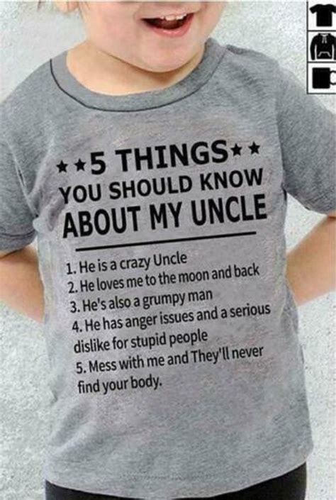 5 Things You Should Know About My Uncle He Is A Crazy Uncle Youth Grey | Grandma quotes, Uncle ...