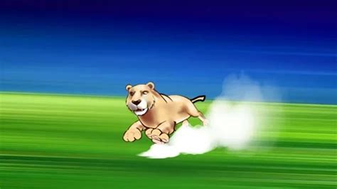 lion running 3d animation, cartoon anima... | Stock Video | Pond5