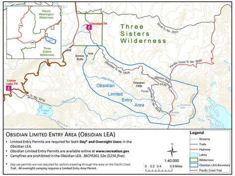 Obsidian Limited Entry Area, Ore. - Pacific Crest Trail Association