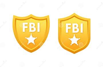 Fbi Badge. FBI Agent Id. Policeman Badge. Vector Stock Illustration. Stock Vector - Illustration ...