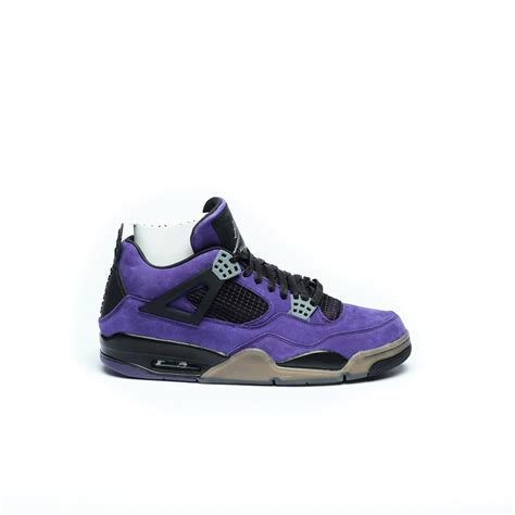 JORDAN X TRAVIS SCOTT 4 RETRO 'PURPLE SUEDE | Buy Online At The Best ...