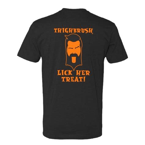 THIGHBRUSH® - LICK HER TREAT! - Men's T-Shirt - Black | Mens tshirts, Mens t, T shirt