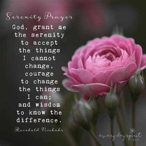 A prayer for serenity, courage and wisdom. xo Every Day Spirit: A ...