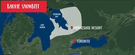 Ontario Snowbelts - Why does Horseshoe get more snow then Toronto?