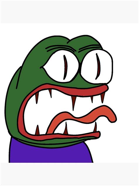 "Angry pepe" Poster for Sale by TheMemesLord | Redbubble