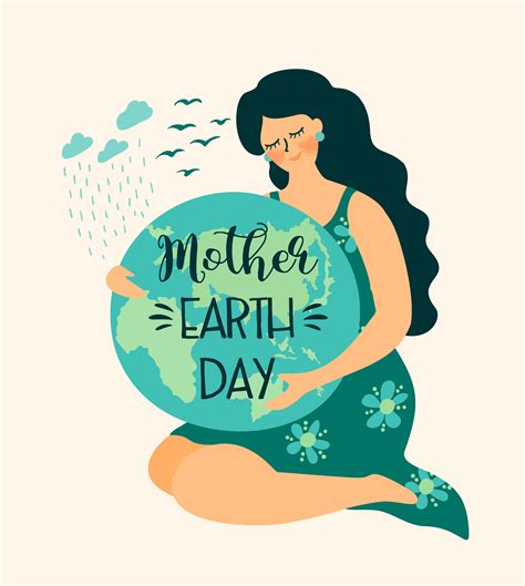 Save Nature Mother Earth Day Poster 1361748 Vector Art at Vecteezy