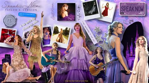 Speak Now (Taylor’s Version) Collage 💜💜💜 : r/TaylorSwift