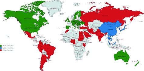 Countries from which participants were recruited. Eastern countries... | Download Scientific Diagram