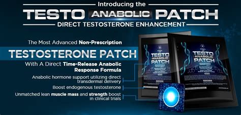 Testo Extreme Anabolic Patch : Advanced Testosterone Booster Without Steroids or HGH | Muscle ...