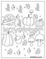 Free NOVEMBER Coloring Pages For Download Printable PDF sketch template