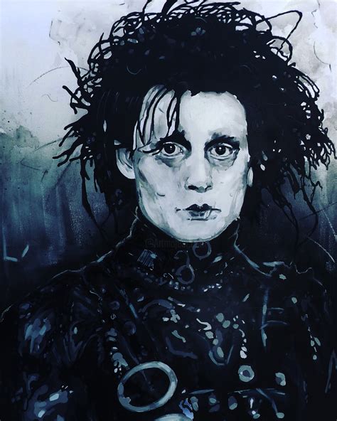 Edward Scissorhands, Painting by Sigma | Artmajeur