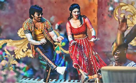 Dandakadiyal From Dhamaka: Colourful Folk Number | greatandhra.com