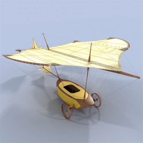 george cayley glider 3d max