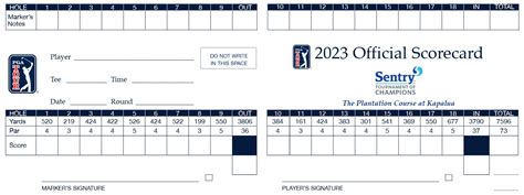 Kapalua Plantation course: Scorecard and course breakdown for 2024 The Sentry host course