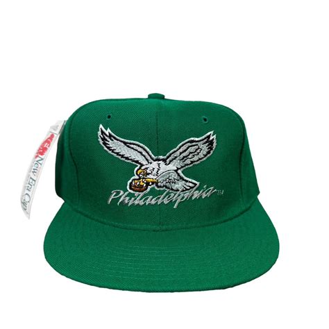 Vintage Philadelphia Eagles Fitted Hat Cap 6 3/4... - Depop