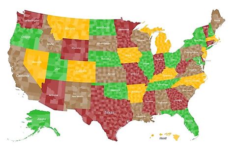 How Many Counties Are in the United States? - WorldAtlas.com