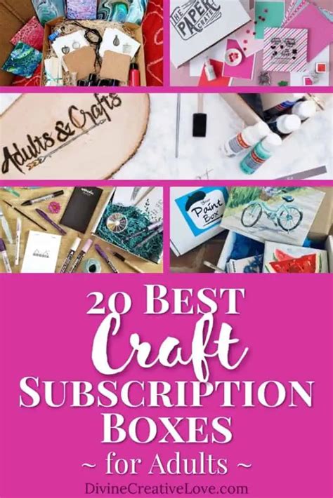 20 Best Craft Subscription Boxes for Adults | Divine Creative Love