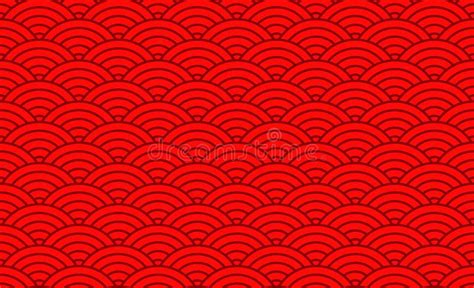 Chinese Traditional Oriental Background with Red Ornament. Asian Red ...