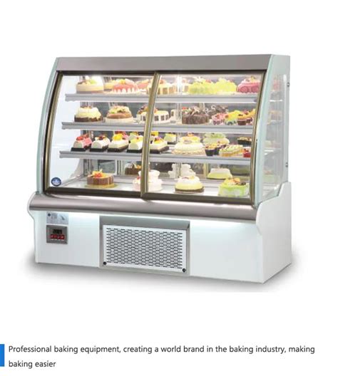 Refrigerated Cake Display Cabinets Cake Display Showcase Cake Curved ...