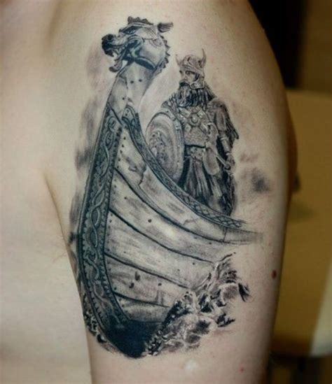 Tatuajes de barcos vikingos | Viking tattoos, Warrior tattoos, Tattoos