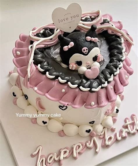 Kuromi cake | Pretty birthday cakes, Hello kitty birthday cake, Cute ...