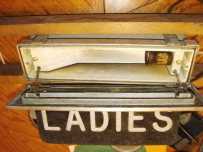 Original LADIES Restroom SIGN Bathroom Women Light | #169851785
