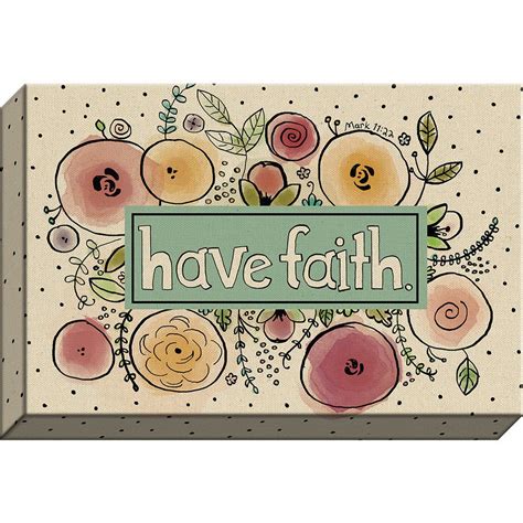 Have Faith Canvas Wall Art