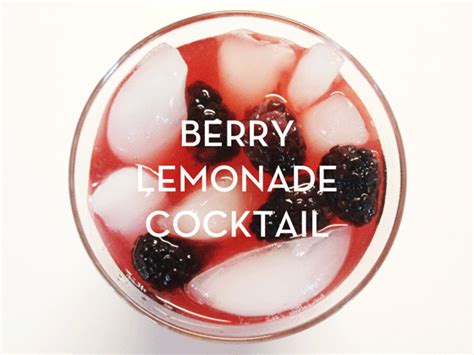 Berry Lemonade Cocktail + Homemade Blackberry Vodka - Design Crush