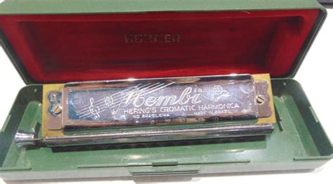 Lot - Membi Herings Cromatic Harmonica Key D