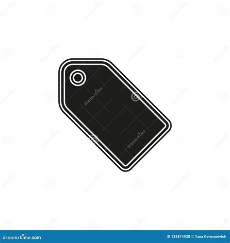 Vector Label Tag Symbol. Discount Element, Coupon Tag with Label Stock Illustration ...