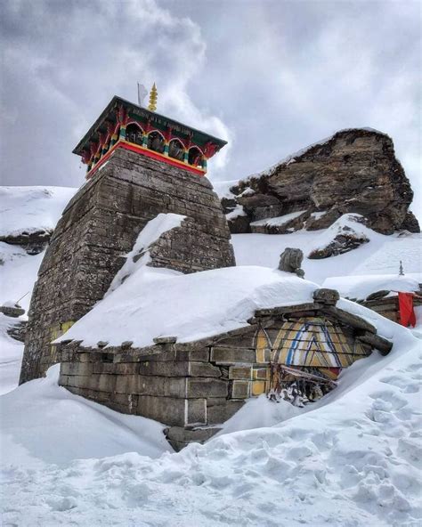 Tungnath Temple in Snow, Uttarakhand, India The highest Shiva temple in the world. (via ...