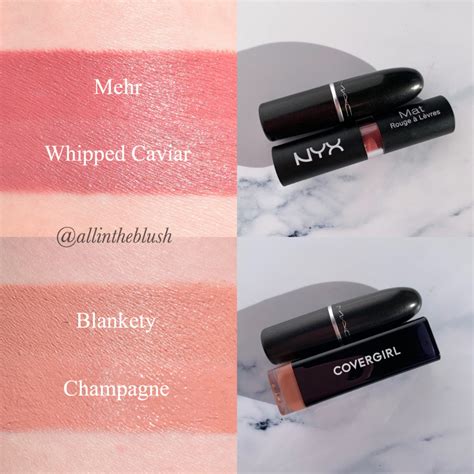 MAC Mehr Lipstick Dupes - All In The Blush