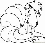 Pokemon Coloring Pages Vulpix At GetColoringscom  Free Printable sketch template
