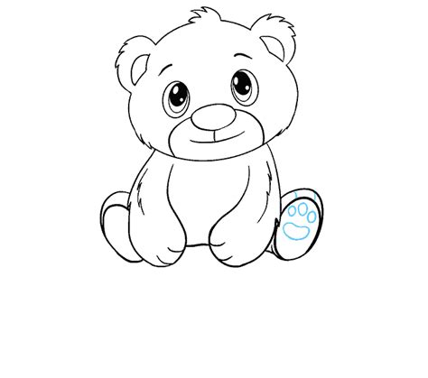 How to Draw a Polar Bear Cub in a Few Easy Steps | EasyDrawingGuides