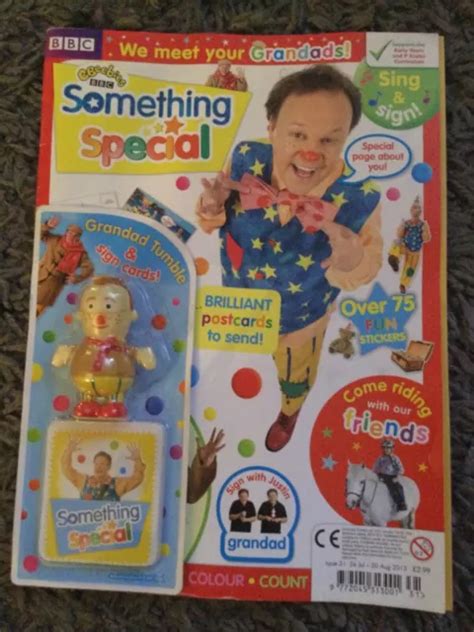 BBC CBEEBIES MR Tumble something special # 31 grandad tumble & sign cards £6.99 - PicClick UK